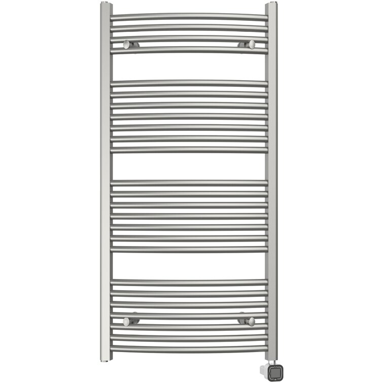 Brushed nickel towel online warmer